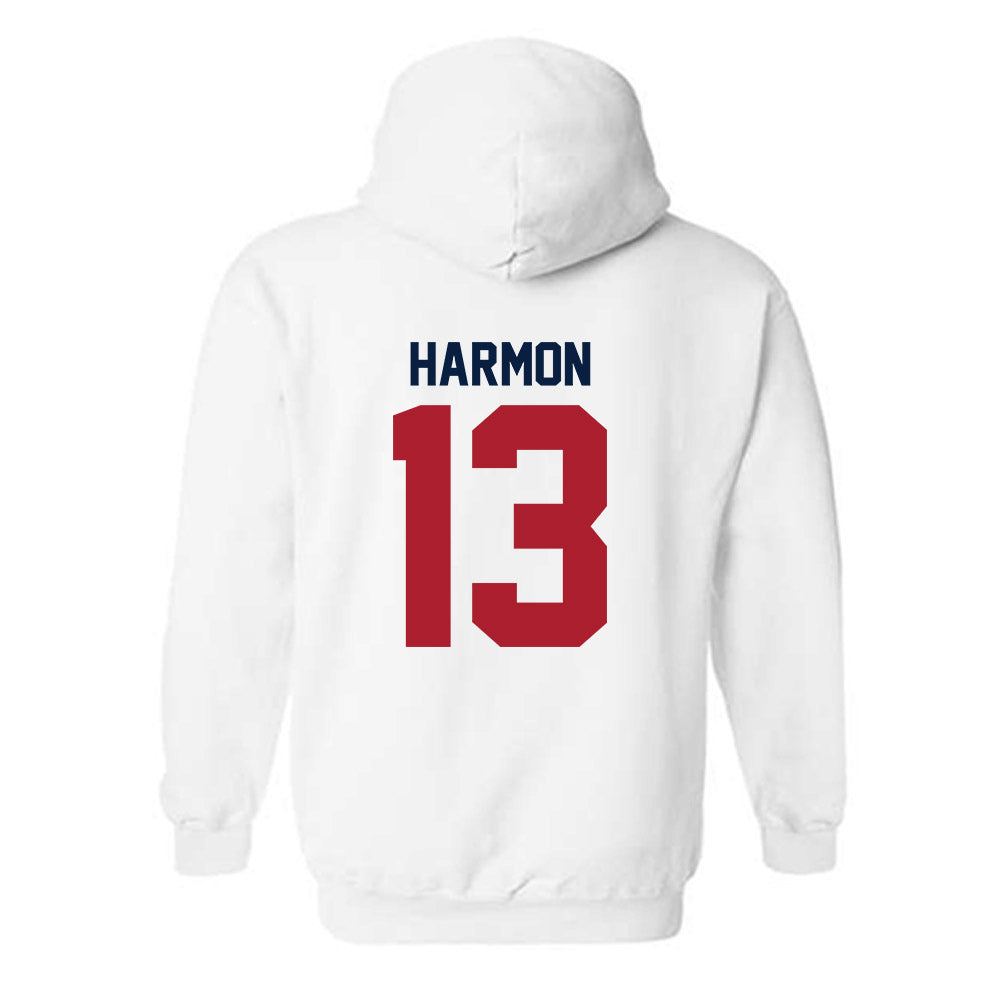 Liberty - NCAA Football : Damond Harmon - Classic Shersey Hooded Sweatshirt-1