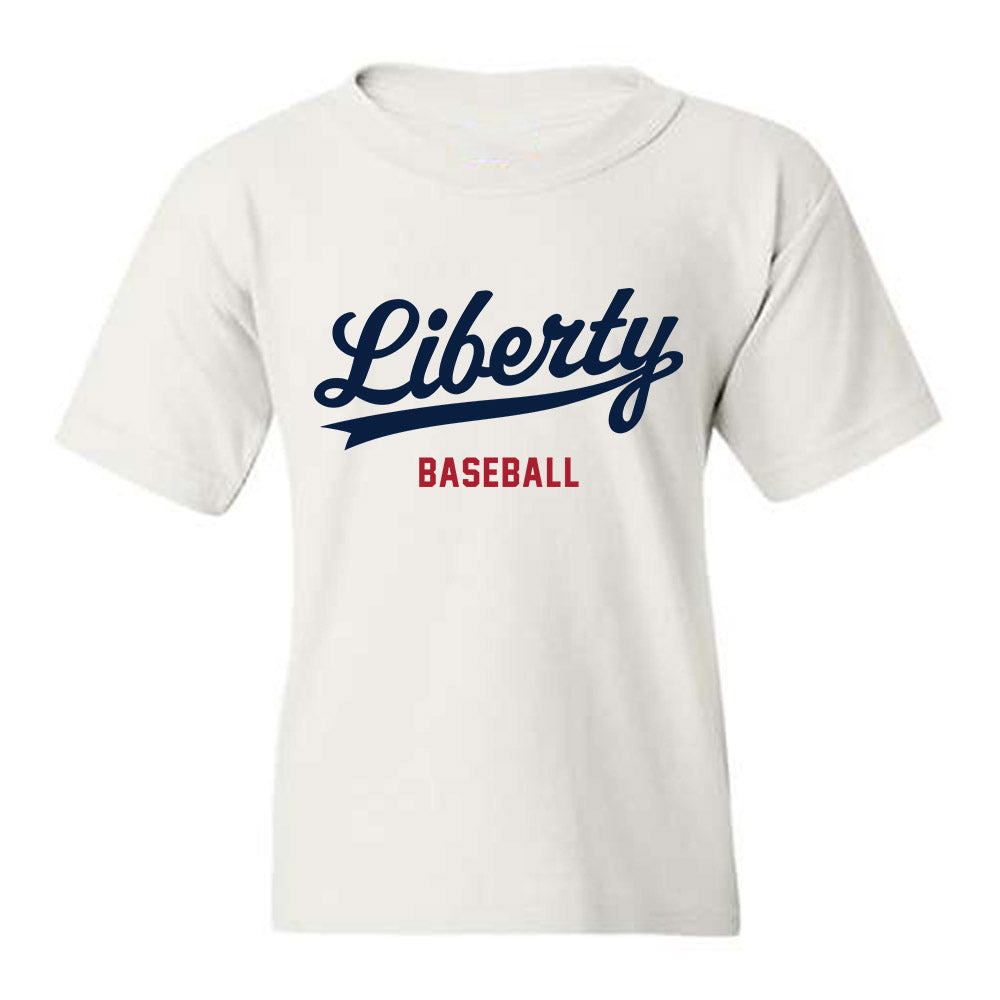 Liberty - NCAA Baseball : Easton Swofford - Classic Shersey Youth T-Shirt-0