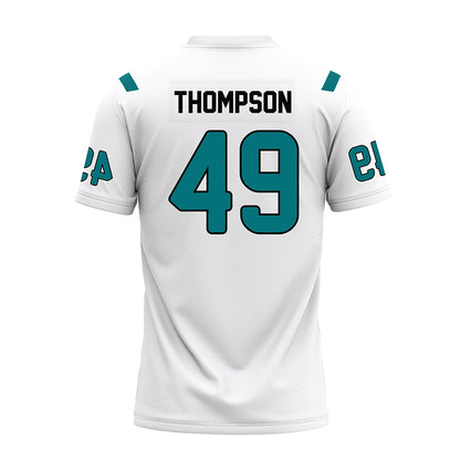 Coastal Carolina - NCAA Football : Shaikh Thompson - White Premium Football Jersey-1