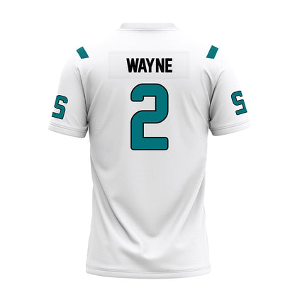 Coastal Carolina - NCAA Football : Jamarion Wayne - White Premium Football Jersey-1