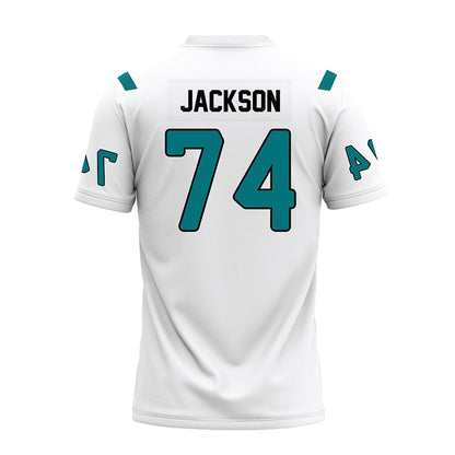 Coastal Carolina - NCAA Football : Desmond Jackson - White Premium Football Jersey-1