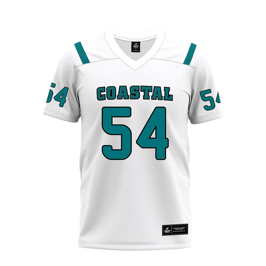 Coastal Carolina - NCAA Football : LaDamion Williams - White Premium Football Jersey-0
