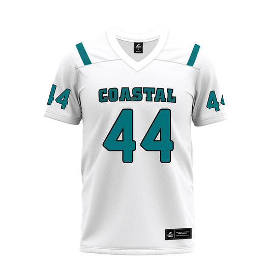 Coastal Carolina - NCAA Football : Malaki Te'o - White Premium Football Jersey-0
