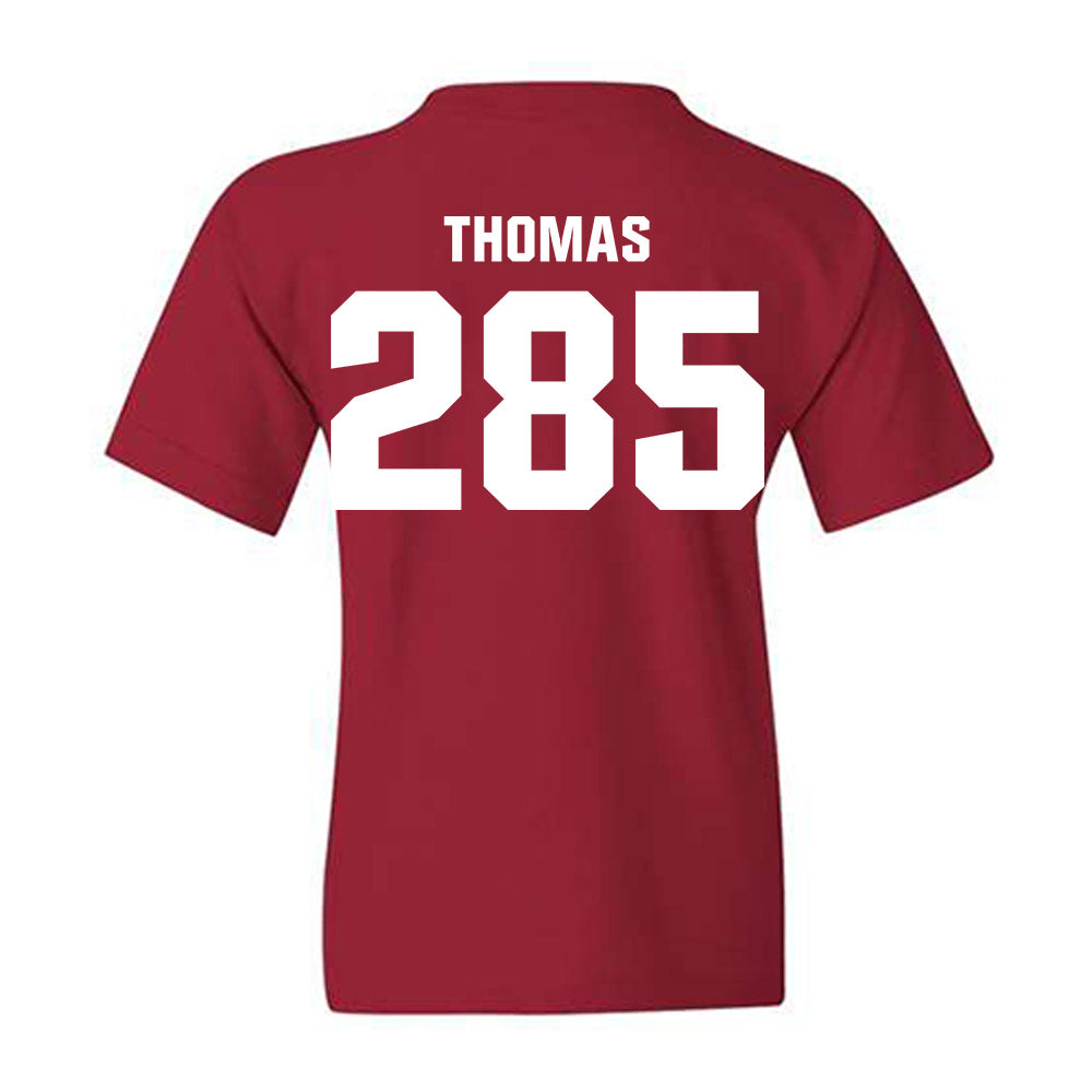 Oklahoma - NCAA Wrestling : Ricky Thomas - Classic Shersey Youth T-Shirt-1