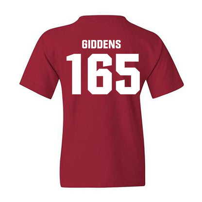 Oklahoma - NCAA Wrestling : Clay Giddens - Classic Shersey Youth T-Shirt-1