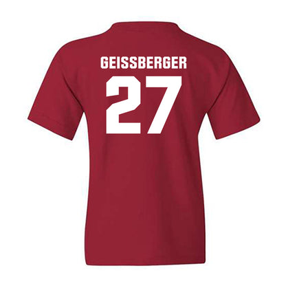  - NCAA Women's Volleyball : Kari Geissberger - Classic Shersey Youth T-Shirt-1