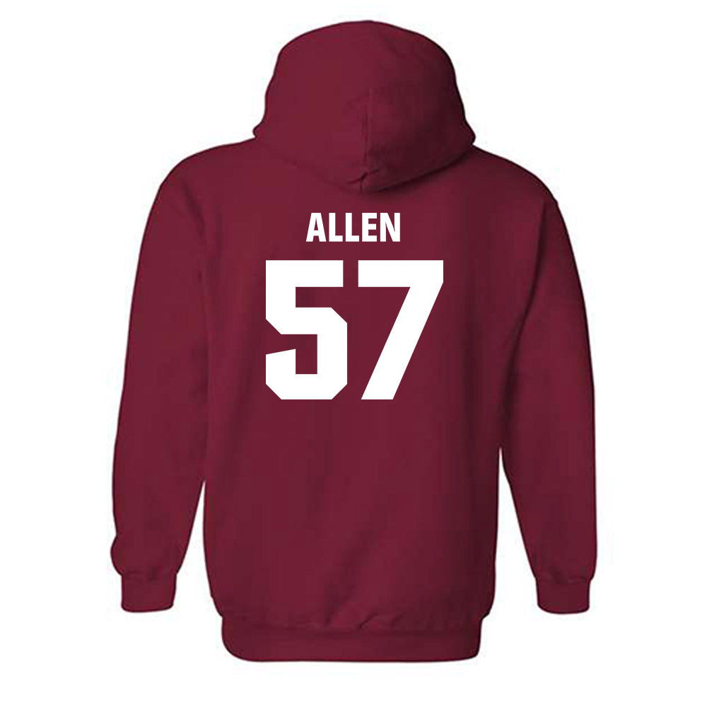 Oklahoma - NCAA Football : Gunnar Allen - Classic Shersey Hooded Sweatshirt-1
