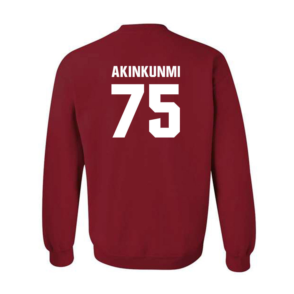Oklahoma - NCAA Football : Daniel Akinkunmi - Classic Shersey Crewneck Sweatshirt-1