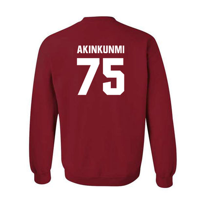 Oklahoma - NCAA Football : Daniel Akinkunmi - Classic Shersey Crewneck Sweatshirt-1