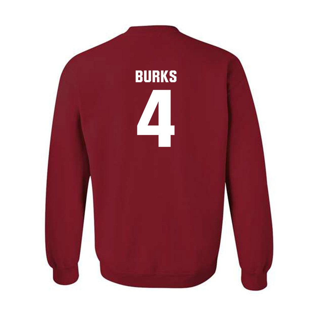 Oklahoma - NCAA Football : Deion Burks - Classic Shersey Crewneck Sweatshirt-1