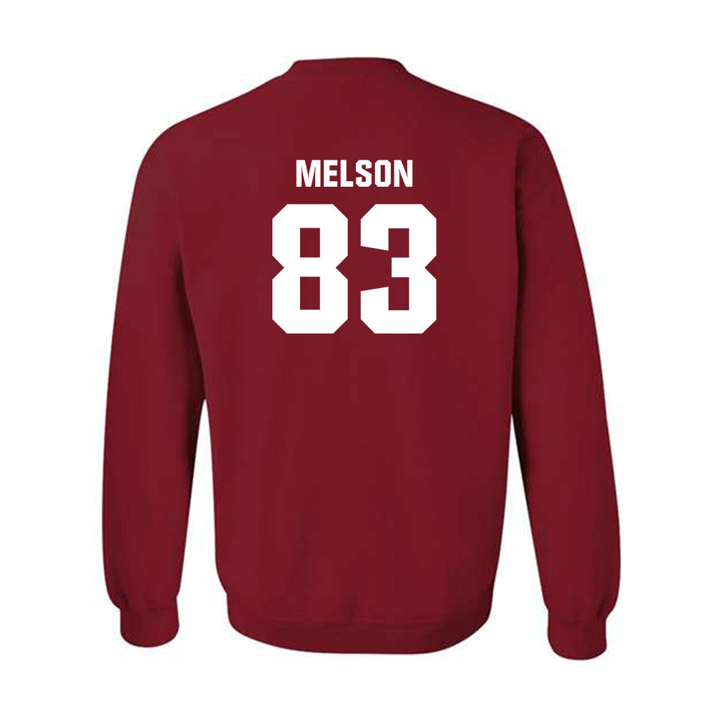 Oklahoma - NCAA Football : Major Melson - Classic Shersey Crewneck Sweatshirt-1