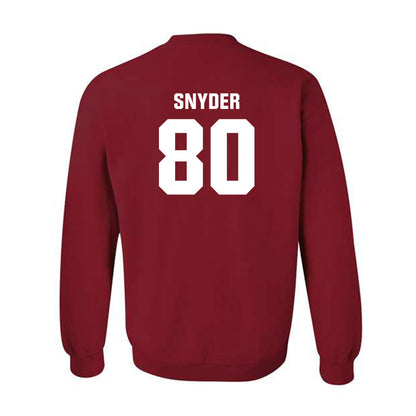 Oklahoma - NCAA Football : Jakeb Snyder - Classic Shersey Crewneck Sweatshirt-1