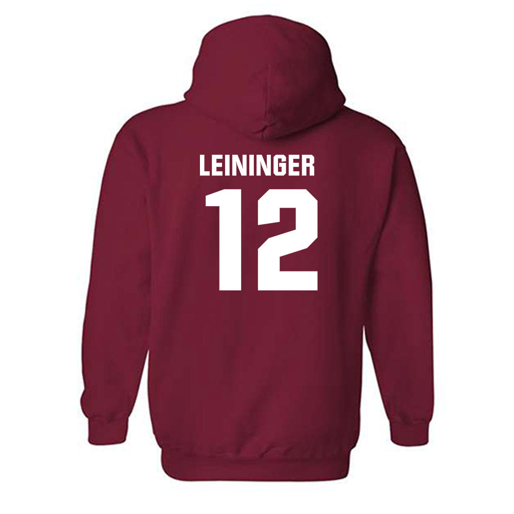 Oklahoma - NCAA Baseball : Ryley Leininger - Classic Shersey Hooded Sweatshirt-1