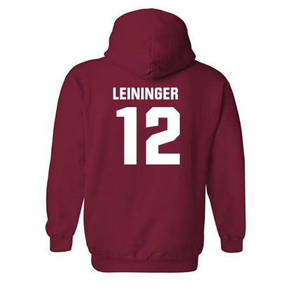 Oklahoma - NCAA Baseball : Ryley Leininger - Classic Shersey Hooded Sweatshirt-1