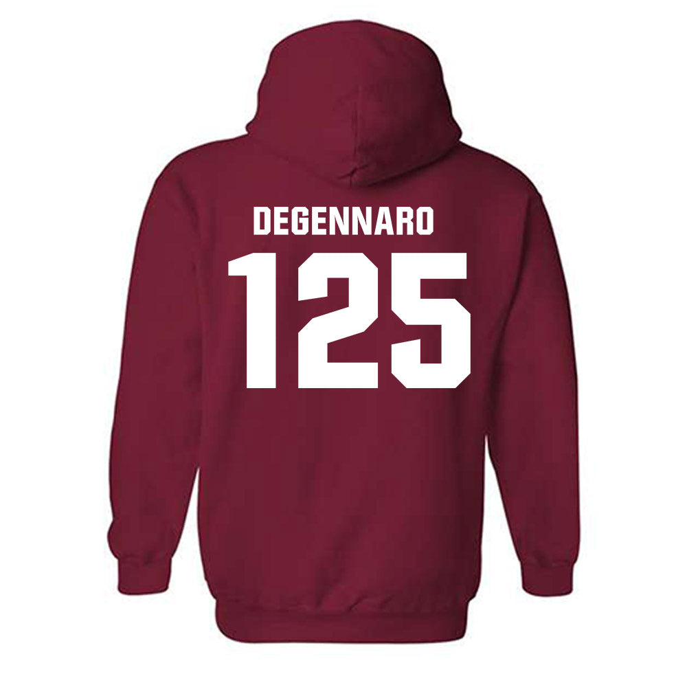 Oklahoma - NCAA Wrestling : Sebastian Degennaro - Classic Shersey Hooded Sweatshirt-1