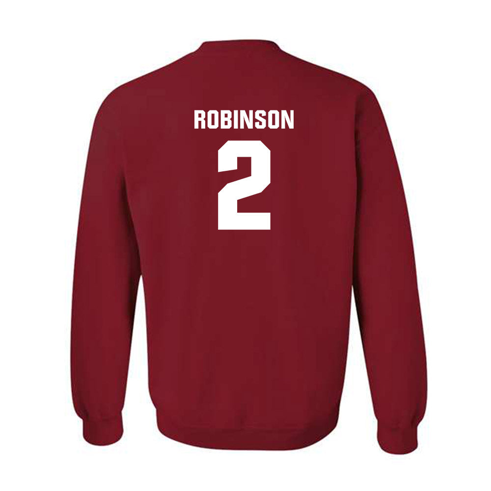 Oklahoma - NCAA Football : Omarion Robinson - Classic Shersey Crewneck Sweatshirt-1