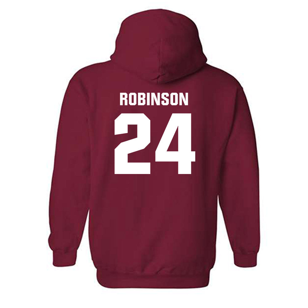 Oklahoma - NCAA Football : Xavier Robinson - Classic Shersey Hooded Sweatshirt-1