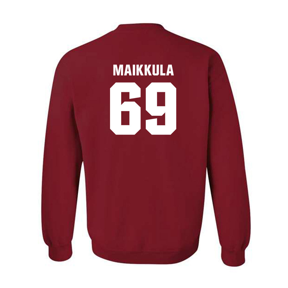 Oklahoma - NCAA Football : Jake Maikkula - Classic Shersey Crewneck Sweatshirt-1