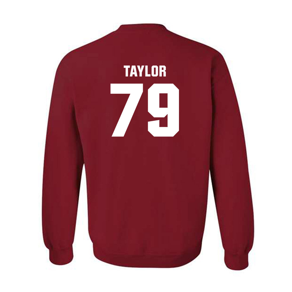 Oklahoma - NCAA Football : Jake Taylor - Classic Shersey Crewneck Sweatshirt-1