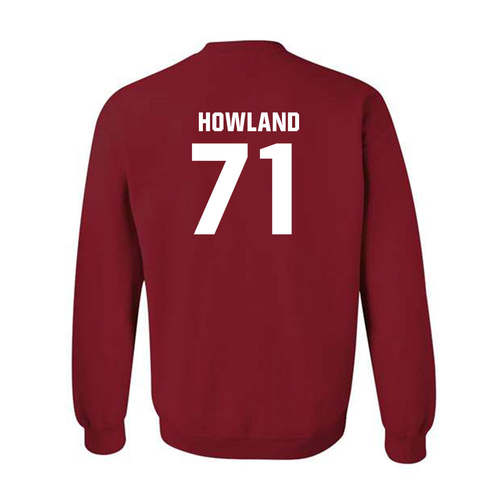 Oklahoma - NCAA Football : Logan Howland - Classic Shersey Crewneck Sweatshirt-1