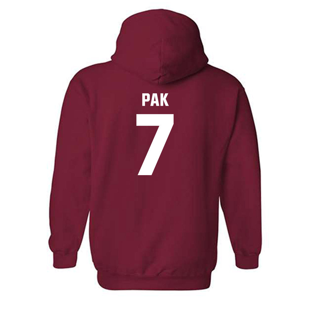 Oklahoma - NCAA Women's Soccer : Michelle Pak - Classic Shersey Hooded Sweatshirt-1