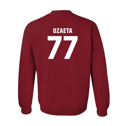 Oklahoma - NCAA Football : Heath Ozaeta - Classic Shersey Crewneck Sweatshirt-1