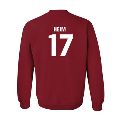 Oklahoma - NCAA Football : Taylor Heim - Classic Shersey Crewneck Sweatshirt-1