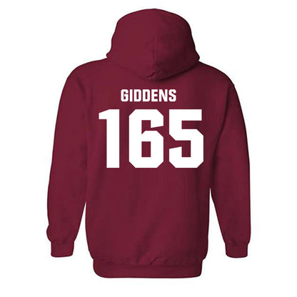 Oklahoma - NCAA Wrestling : Clay Giddens - Classic Shersey Hooded Sweatshirt-1