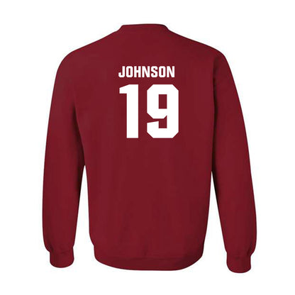 Oklahoma - NCAA Football : Jacobe Johnson - Classic Shersey Crewneck Sweatshirt-1