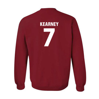 Oklahoma - NCAA Football : Zion Kearney - Classic Shersey Crewneck Sweatshirt-1