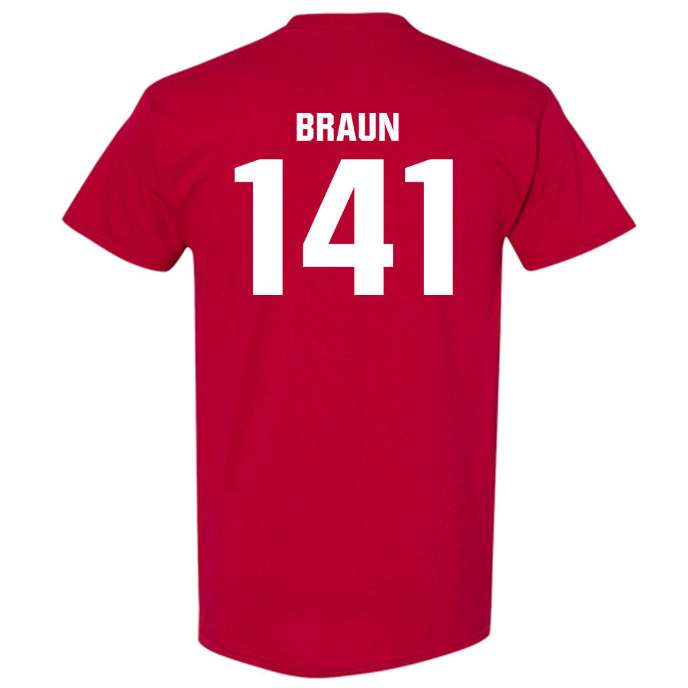 Oklahoma - NCAA Wrestling : Alex Braun - Classic Shersey T-Shirt-1