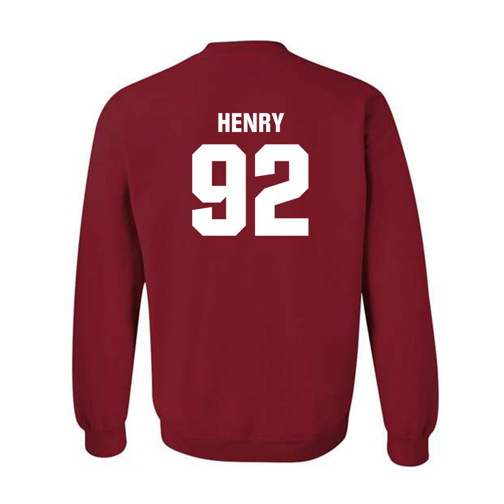Oklahoma - NCAA Football : Jacob Henry - Classic Shersey Crewneck Sweatshirt-1