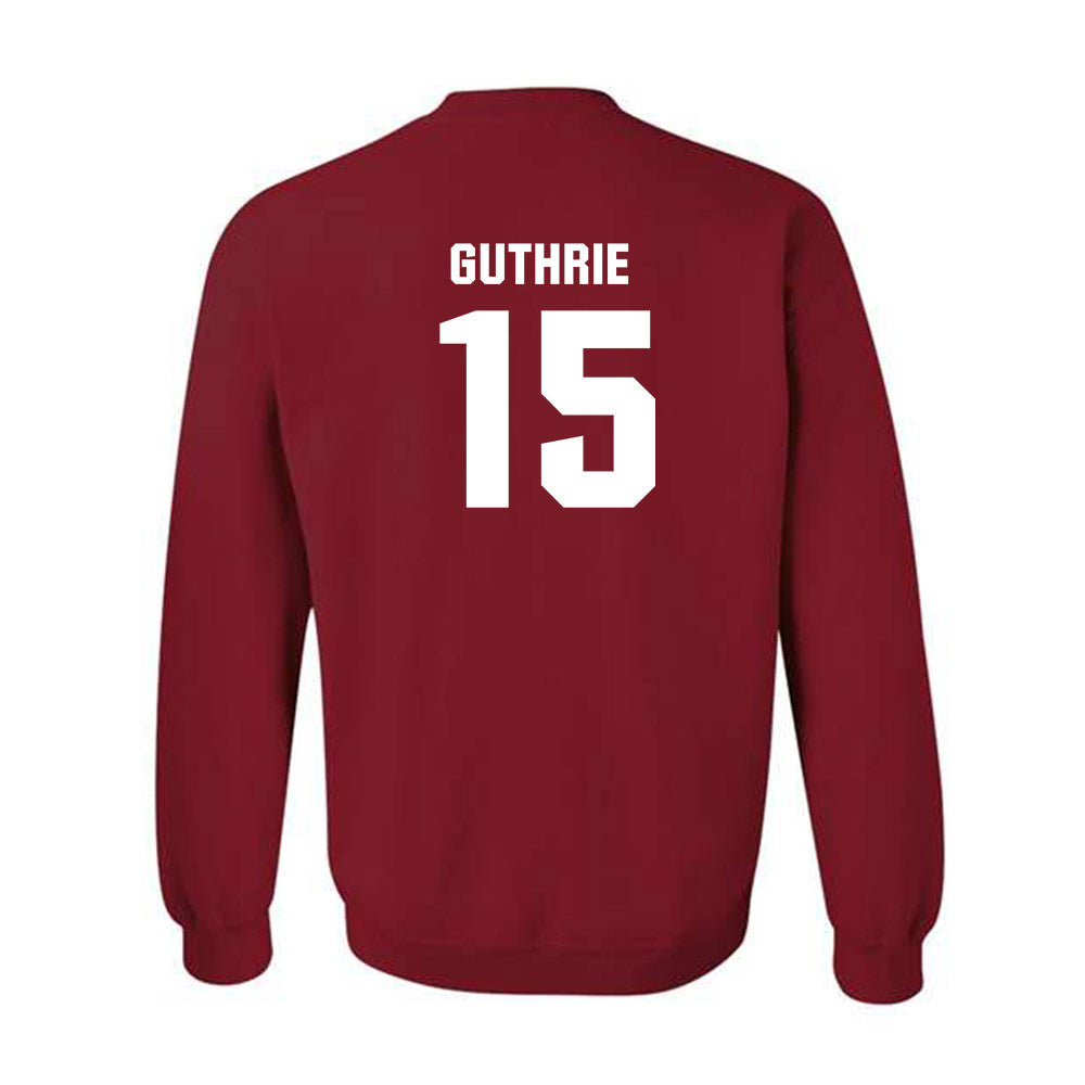 Oklahoma - NCAA Women's Soccer : Aly Guthrie - Classic Shersey Crewneck Sweatshirt-1