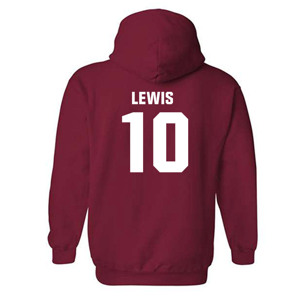 Oklahoma - NCAA Football : Kip Lewis - Classic Shersey Hooded Sweatshirt-1