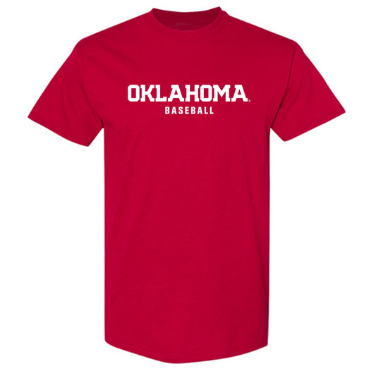 Oklahoma - NCAA Baseball : Leighton Mercurius - Classic Shersey T-Shirt-0