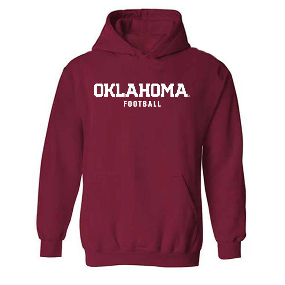 Oklahoma - NCAA Football : Jakeb Snyder - Classic Shersey Hooded Sweatshirt-0