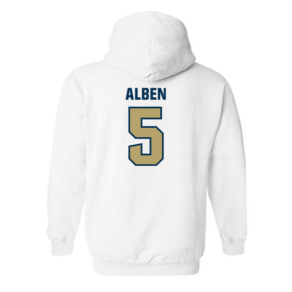 Georgia Tech - NCAA Women's Basketball : Catherine Alben - Classic Shersey Hooded Sweatshirt-1