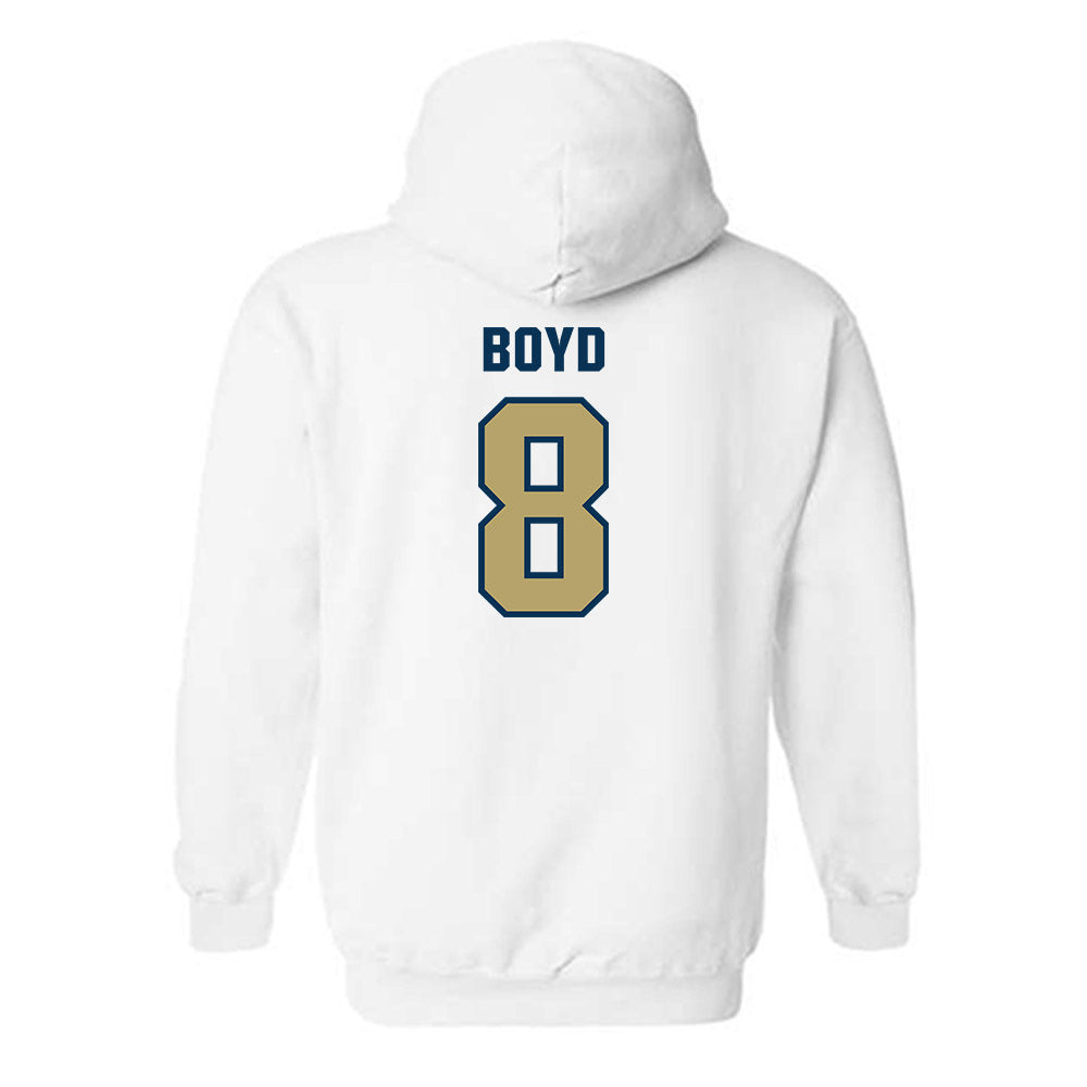 Georgia Tech - NCAA Football : Jordan Boyd - Classic Shersey Hooded Sweatshirt-1