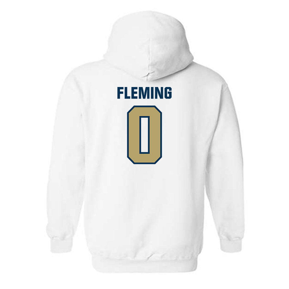 Georgia Tech - NCAA Men's Basketball : Akai Fleming - Classic Shersey Hooded Sweatshirt-1