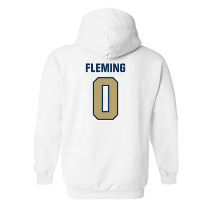 Georgia Tech - NCAA Men's Basketball : Akai Fleming - Classic Shersey Hooded Sweatshirt-1