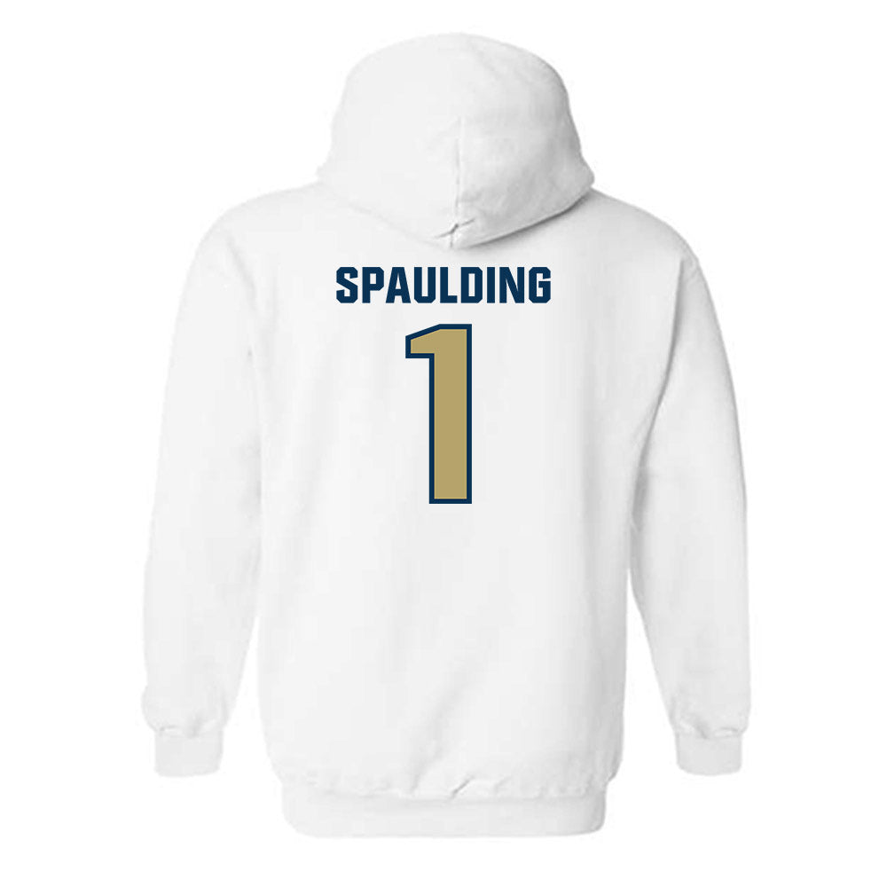 Georgia Tech - NCAA Football : Cayman Spaulding - Classic Shersey Hooded Sweatshirt-1