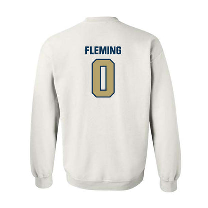 Georgia Tech - NCAA Men's Basketball : Akai Fleming - Classic Shersey Crewneck Sweatshirt-1
