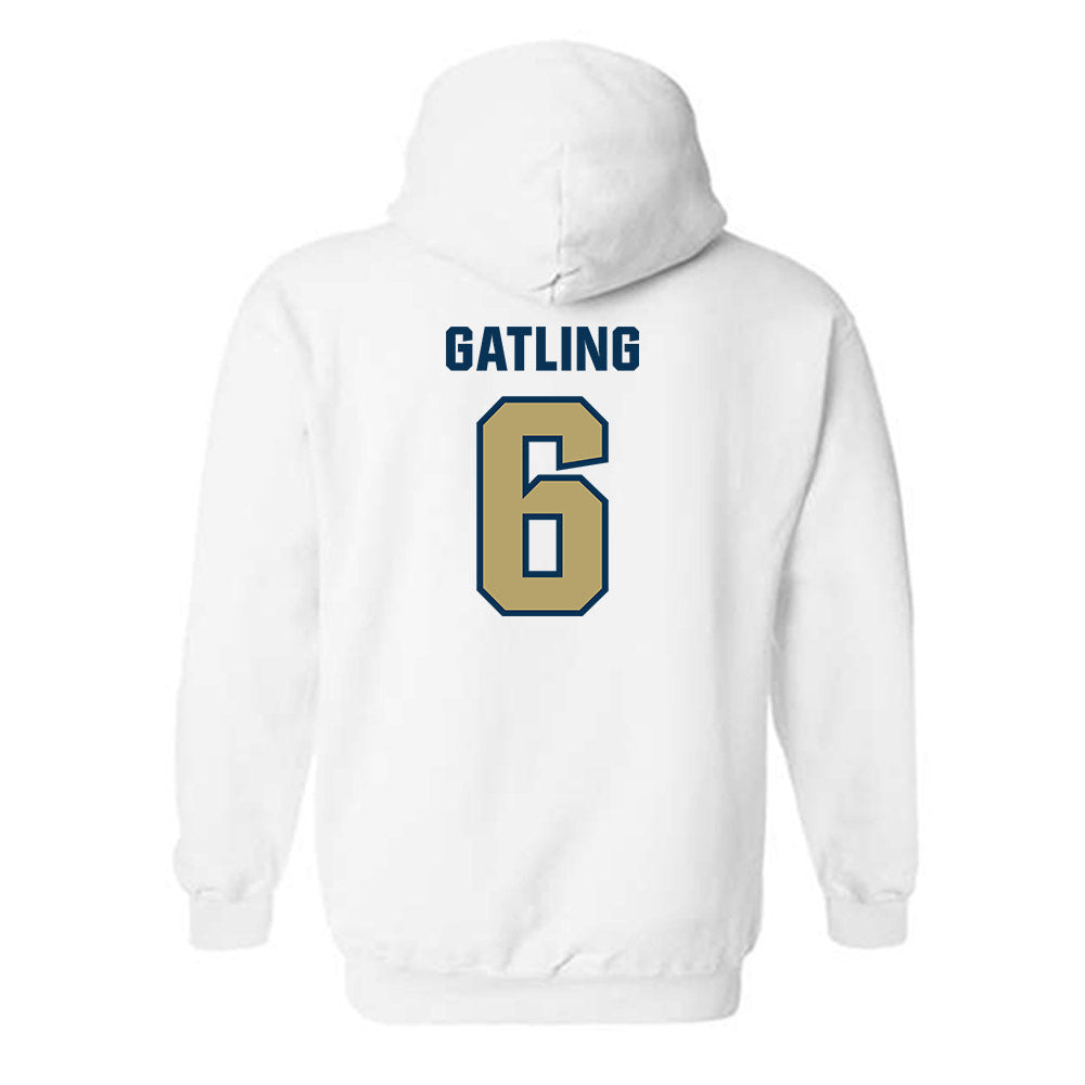 Georgia Tech - NCAA Football : Debron Gatling - Classic Shersey Hooded Sweatshirt-1