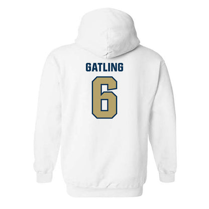 Georgia Tech - NCAA Football : Debron Gatling - Classic Shersey Hooded Sweatshirt-1