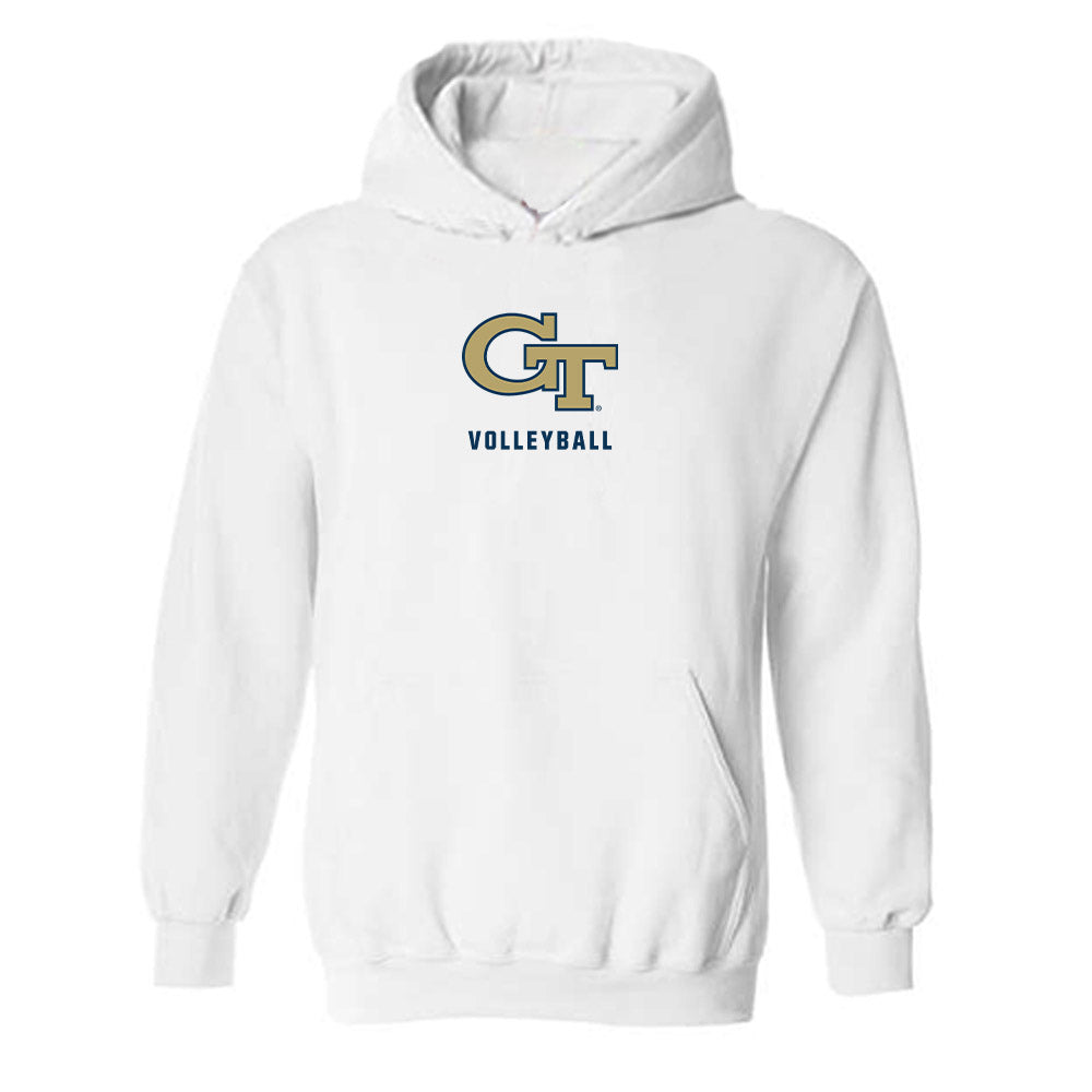 Georgia Tech - NCAA Women's Volleyball : Sofia Velez - Classic Shersey Hooded Sweatshirt-0