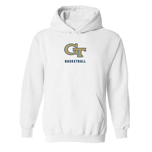 Georgia Tech - NCAA Men's Basketball : Kam Craft - Classic Shersey Hooded Sweatshirt-0