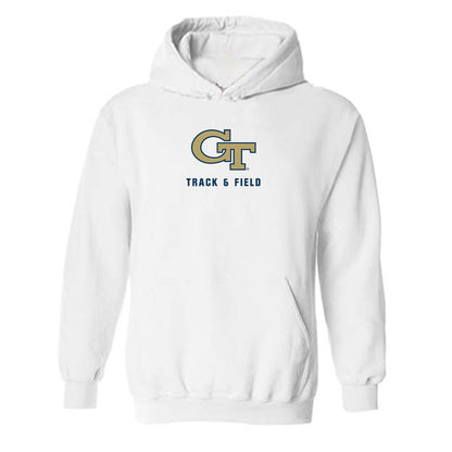 Georgia Tech - NCAA Women's Track & Field : Kendall Johnson - Classic Shersey Hooded Sweatshirt-0