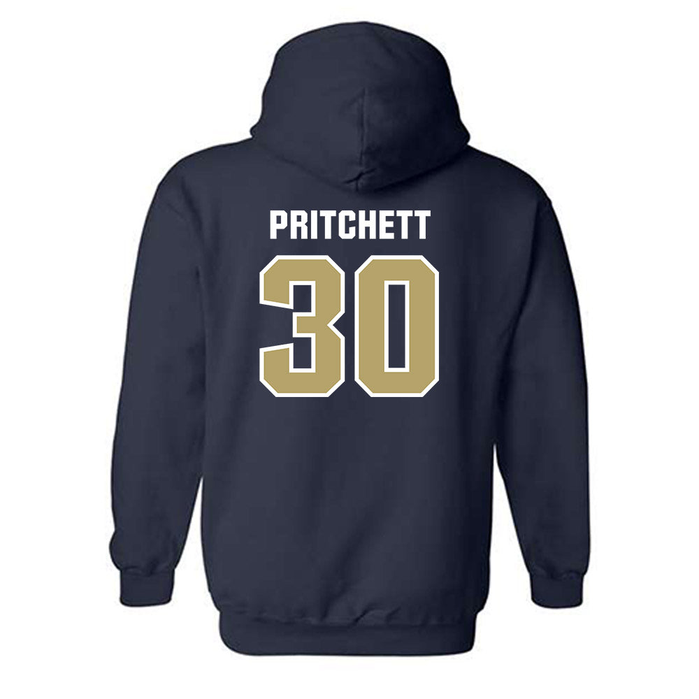 Georgia Tech - NCAA Football : Lawson Pritchett - Classic Shersey Hooded Sweatshirt-1