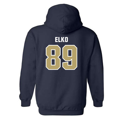 Georgia Tech - NCAA Football : Chris Elko - Classic Shersey Hooded Sweatshirt-1