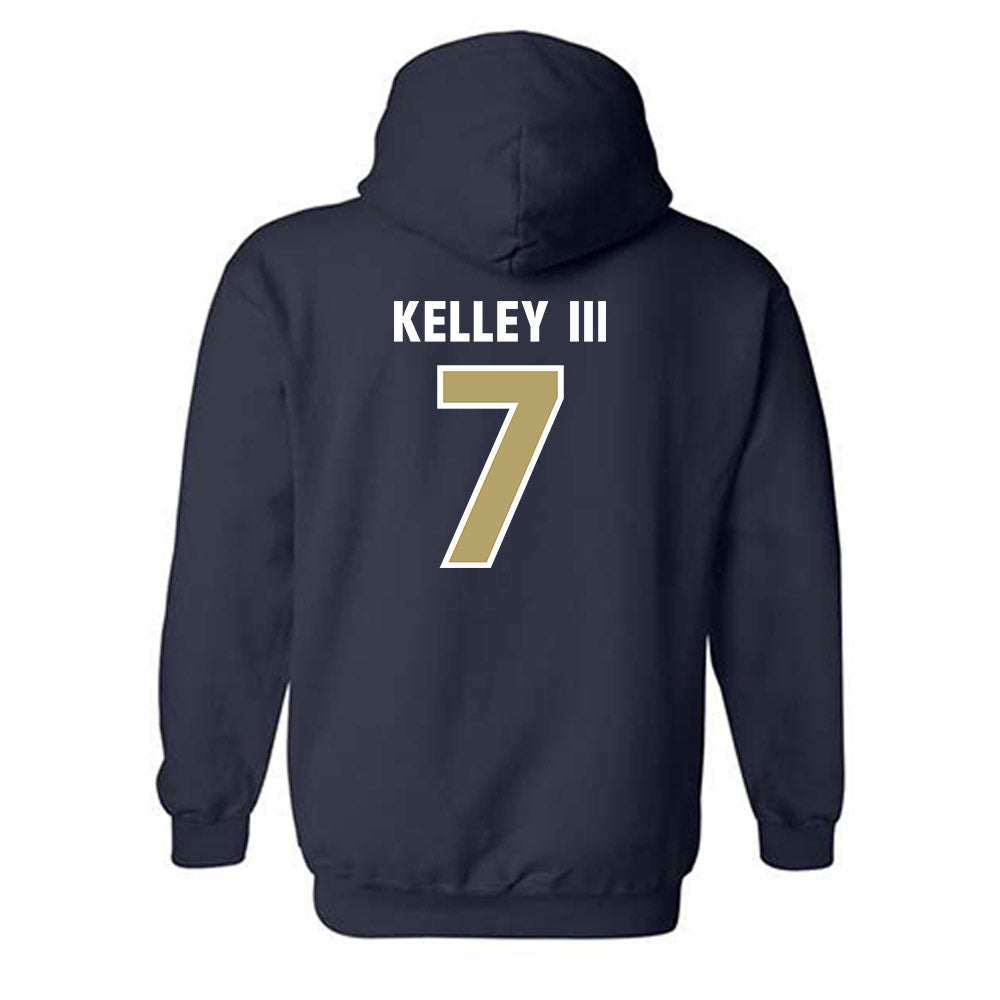 Georgia Tech - NCAA Men's Basketball : Chas Kelley III - Classic Shersey Hooded Sweatshirt-1